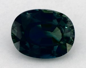 1.27 carat Oval Natural Green Sapphire