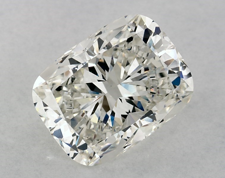 3.76 carat cushion diamond, G VS1