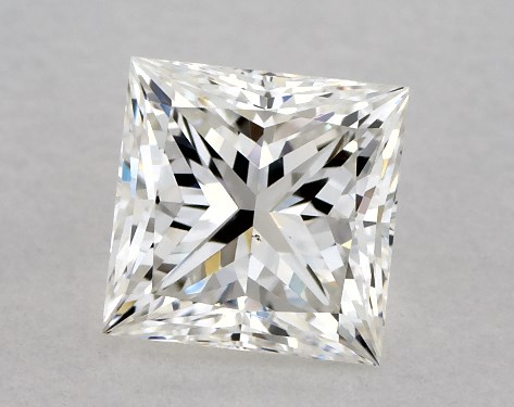 GIA 1.01 Carat G-VS1 Ideal Cut Princess Diamond