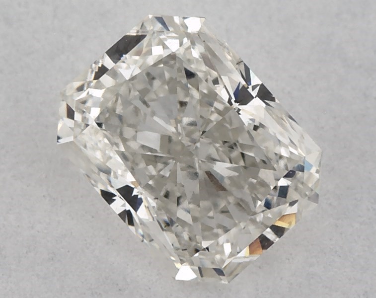 0.84 carat radiant diamond, I SI1