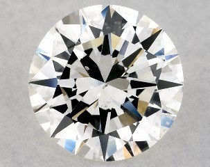 1.00 Carat I-SI1 Very Good Cut Round Diamond