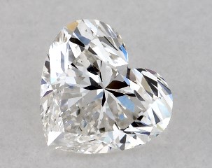 0.36 Carat G-SI2 Heart Shaped Diamond