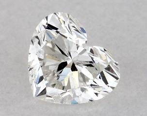 0.35 Carat G-SI2 Heart Shaped Diamond