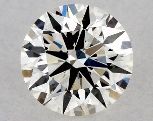 0.54 Carat J-VVS2 Excellent Cut Round Diamond