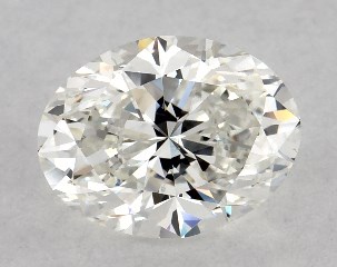 1.00 Carat H-VS2 Oval Cut Diamond