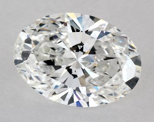 Lab-Created 1.53 Carat E-VS1 Oval Cut Diamond