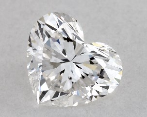 0.30 Carat F-SI1 Heart Shaped Diamond