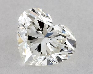 0.31 Carat H-SI1 Heart Shaped Diamond