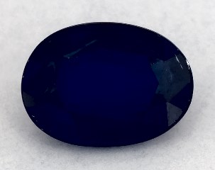 0.87 carat Oval Natural Blue Sapphire