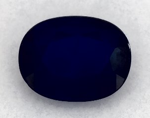 0.77 carat Oval Natural Blue Sapphire