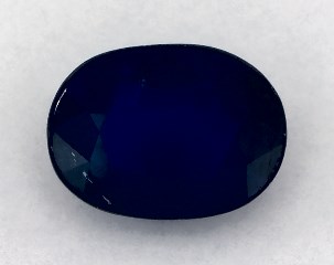0.92 carat Oval Natural Blue Sapphire