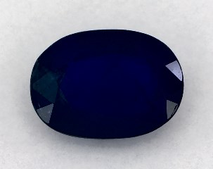 0.81 carat Oval Natural Blue Sapphire