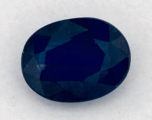 0.86 carat Oval Natural Blue Sapphire