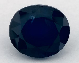 0.73 carat Oval Natural Blue Sapphire