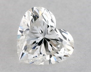 0.31 Carat F-SI2 Heart Shaped Diamond