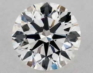 0.76 Carat I-VVS2 Excellent Cut Round Diamond