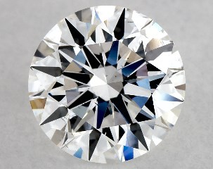 Lab-Created 2.01 Carat D-SI1 Excellent Cut Round Diamond