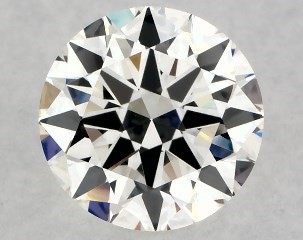 1.00 Carat H-VVS2 Excellent Cut Round Diamond