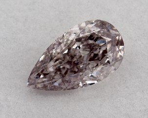 0.25 Carat Fancy Brownish Pink-SI1 Pear Shaped Diamond