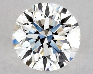 0.76 Carat H-SI1 Excellent Cut Round Diamond