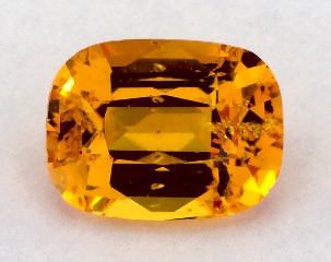 0.76 carat Cushion Natural Yellow Sapphire
