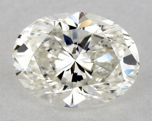 1.00 Carat I-VVS2 Oval Cut Diamond