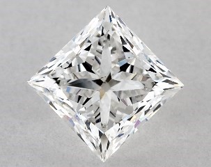 1.00 Carat G-SI1 Princess Cut Diamond