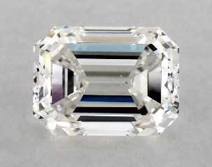1.00 Carat H-VS2 Emerald Cut Diamond