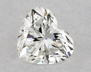 0.30 Carat H-SI1 Heart Shaped Diamond