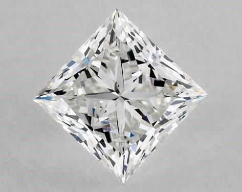 GIA 1.01 Carat G-VS2 Ideal Cut Princess Diamond