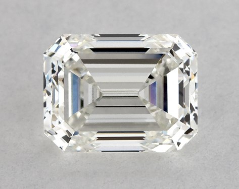 GIA 1.00 Carat H-VS1 Emerald Cut Diamond