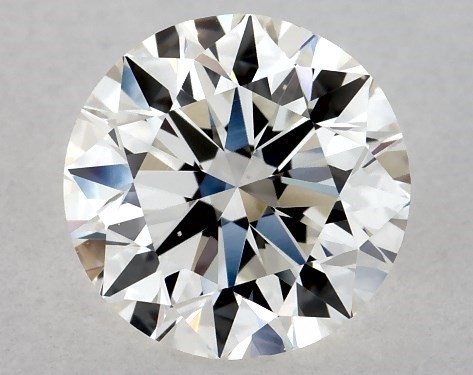 GIA 1.00 Carat H-VS2 Excellent Cut Round Diamond