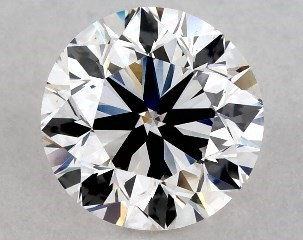 1.00 Carat H-VS1 Very Good Cut Round Diamond