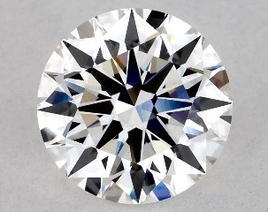 Lab-Created 2.06 Carat F-VS2 Excellent Cut Round Diamond