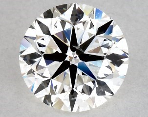 1.02 Carat I-SI1 Very Good Cut Round Diamond