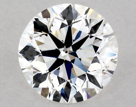 GIA 0.80 Carat H-SI1 Excellent Cut Round Diamond