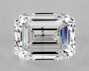 1.00 Carat G-SI1 Emerald Cut Diamond