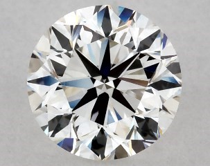 1.01 Carat H-VVS1 Very Good Cut Round Diamond