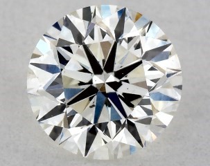 0.30 Carat J-SI1 Very Good Cut Round Diamond