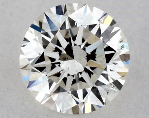 0.30 Carat I-SI1 Very Good Cut Round Diamond