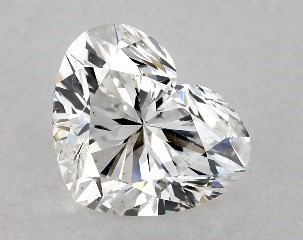 1.00 Carat G-SI1 Heart Shaped Diamond