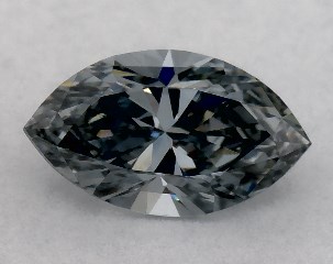 0.51 Carat Fancy Grayish Blue-VS2 Marquise Cut Diamond