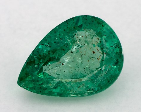 2.31 Carat Pear Natural Green Emerald