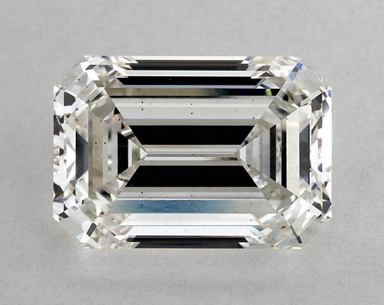 5.07 carat emerald diamond, H VS2
