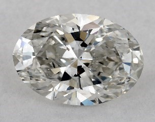 1.00 Carat H-SI1 Oval Cut Diamond