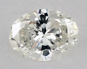 1.00 Carat I-SI1 Oval Cut Diamond