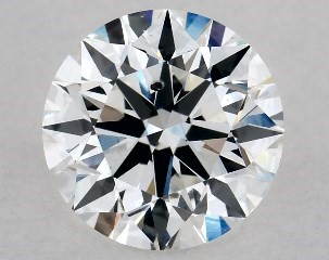 1.06 Carat E-SI1 Very Good Cut Round Diamond