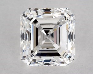 1.00 Carat E-VS2 Asscher Cut Diamond