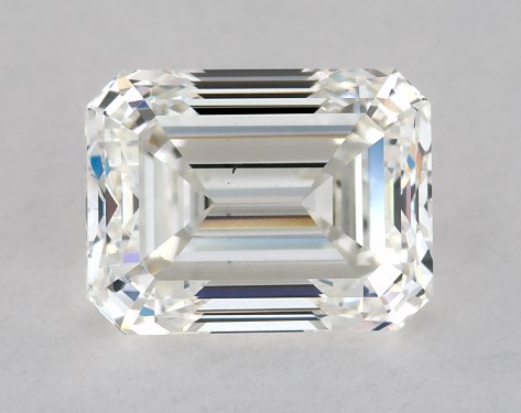 GIA 1.00 Carat H-VS2 Emerald Cut Diamond