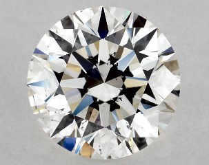 0.76 Carat I-SI1 Excellent Cut Round Diamond